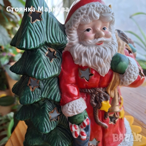 Голям Коледен свещник за чаена свещ., снимка 2 - Коледни подаръци - 52637015