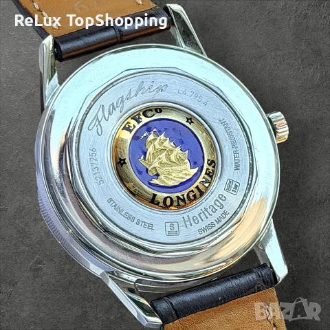 Longines Flagship Heritage Automatic Мъжки часовник , снимка 13 - Мъжки - 56513380