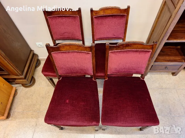 Луксозни столове за трапезария к  - т 4 броя, снимка 4 - Столове - 49698487