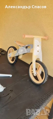 Баланс колело дървено