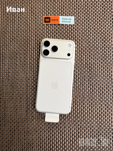 НОВ!*ЛИЗИНГ* iPhone 17 Pro Max 90лв/м 256* / Silver*17 про макс, снимка 2 - Apple iPhone - 52886051