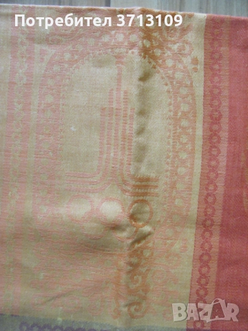 Сувенир Олимпиада Москва 80 , ленена покривка, снимка 5 - Фен артикули - 51512102