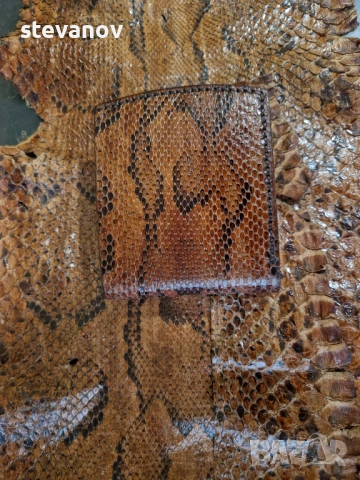 портфейл от змия питон , снимка 9 - Портфейли, портмонета - 53268019