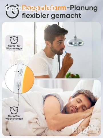 Часовник и Светлинен будилник със симулация на изгрев Bluetooth, снимка 6 - Друга електроника - 53903002