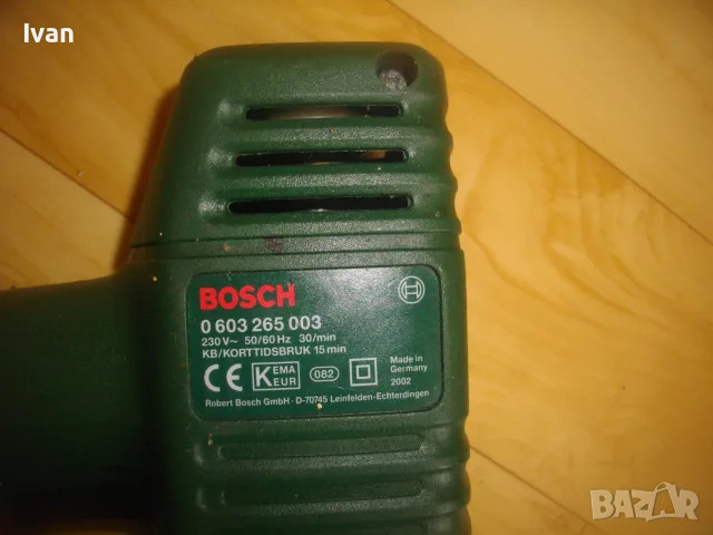BOSCH PTK19E НЕМСКИ ОРИГИНАЛ СТАРО КАЧЕСТВО ЕЛ. ТАКЕР БОШ КОМБИНИРАН С ЕЛ. КОНТРОЛ И РЕГУЛАЦИЯ УДАР, снимка 10 - Други инструменти - 56121558