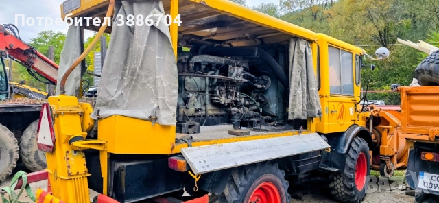 Роторен снегорин Мерцедес Унимог 4х4, снимка 2 - Камиони - 52056662