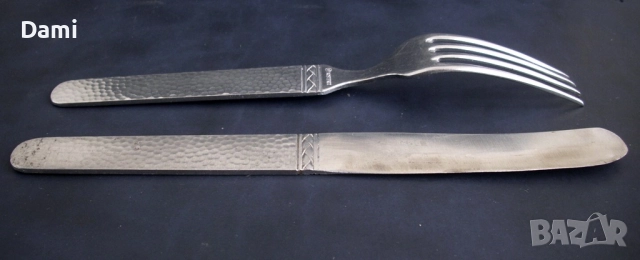 Прибори Wüsthof Dreizack Solingen Солинген нож и вилица туристически, снимка 4 - Антикварни и старинни предмети - 52945649