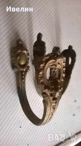 две барокови закачалки, снимка 2 - Антикварни и старинни предмети - 31810732