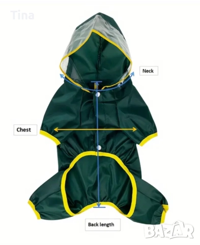 Нов дъждобран за голямо куче , снимка 3 - За кучета - 52418997