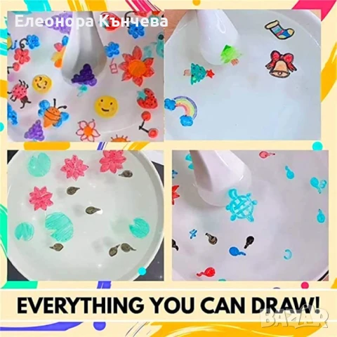 Магически фулмастери с лъжичка, снимка 2 - Рисуване и оцветяване - 51376359