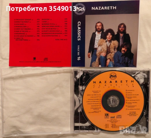 CD / ЦД компакт диск - NAZARETH, снимка 5 - CD дискове - 54102842