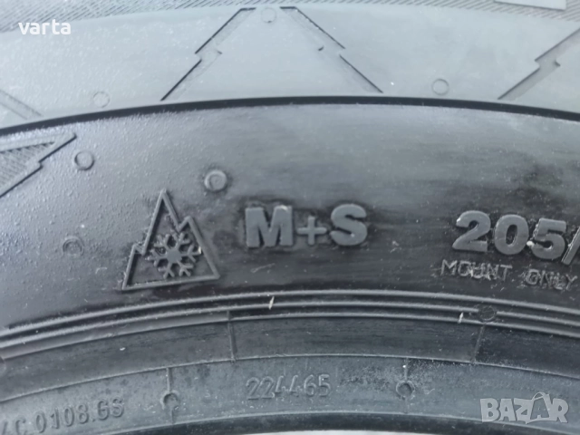 1бр  НОВА гума за бус 205/65/16C CONTINENTAL VancoWinter, снимка 6 - Гуми и джанти - 52956293