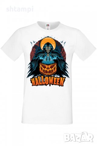 Мъжка тениска Halloween 03,Halloween,Хелоуин,Празник,Забавление,Изненада,Обичаи,, снимка 2 - Тениски - 38134504