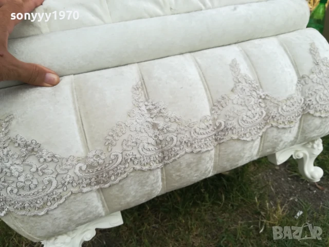 БЯЛА ТАБУРЕТКА 1706251207, снимка 10 - Антикварни и старинни предмети - 50696247