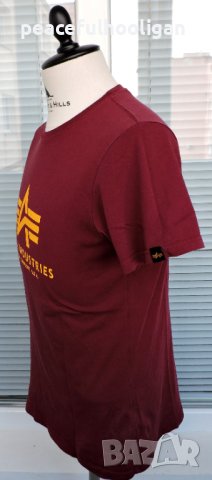 Оригинална мъжка тениска Alpha Industries размер М, снимка 11 - Тениски - 44356846