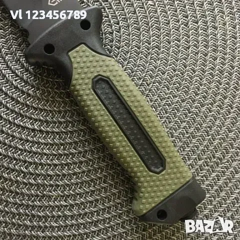 Тактически нож с магнезиева запалка, диамантен стик,свирка/ оцеляване 135х267, снимка 4 - Ножове - 50743137