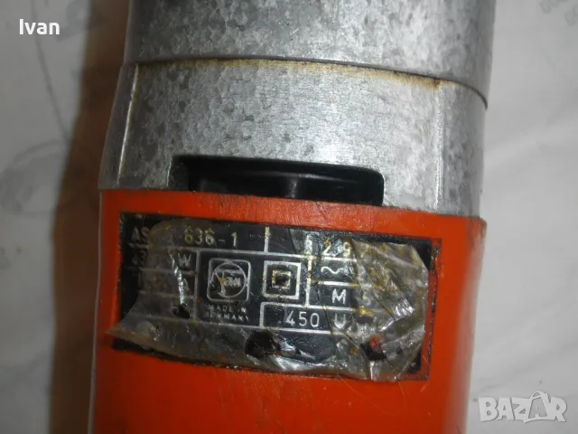 Fein Made in GERMANY НЕМСКИ ЕЛЕКТРИЧЕСКИ ПРАВ ШЛАЙФ ФЕЙН ЗА НАКРАЙНИЦИ М6 230W 450об/м ОТЛИЧЕН 40см, снимка 10 - Други инструменти - 48140573