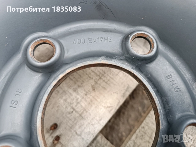 Резервна гума/патерица 17ка 5х120 BMW, снимка 4 - Гуми и джанти - 52110010