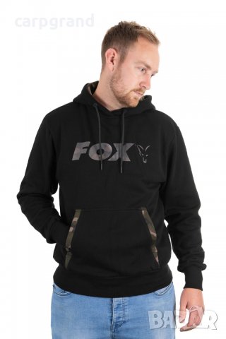 Суичър FOX BLACK/CAMO HOODY