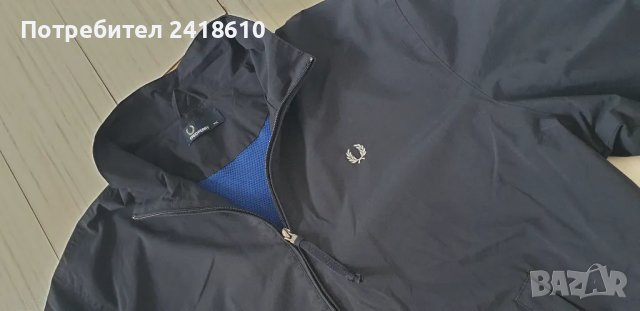 Fred Perry Mens Wind Jacket Size 2XL Пролет - Есен ОРИГИНАЛ! Мъжко Яке!, снимка 9 - Якета - 49647333