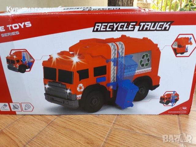  Dickey toys Recycle truck / Камион за боклук , Чисто нов , Внос от Германия, снимка 4 - Коли, камиони, мотори, писти - 30069001