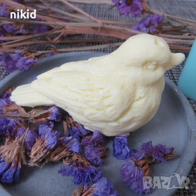 3D Врабче птичка силиконов молд форма калъп фондан шоколад гипс свещ, снимка 3 - Форми - 37021576