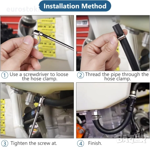 URAQT маркуч за гориво, с вътрешен диаметър 6 мм, външен диаметър 12 мм, 1 метър, снимка 2 - Аксесоари и консумативи - 51765688