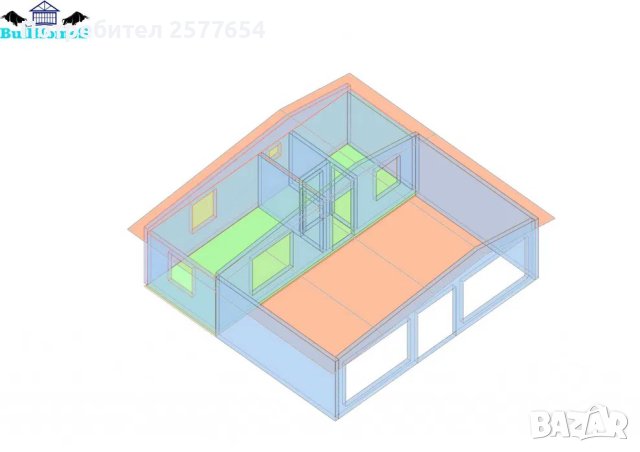 Къща,Бунгало,Преместваема къща,Сглобяеми къщи,Модулни,Жилищни-68м², снимка 3 - Строителни материали - 44197218
