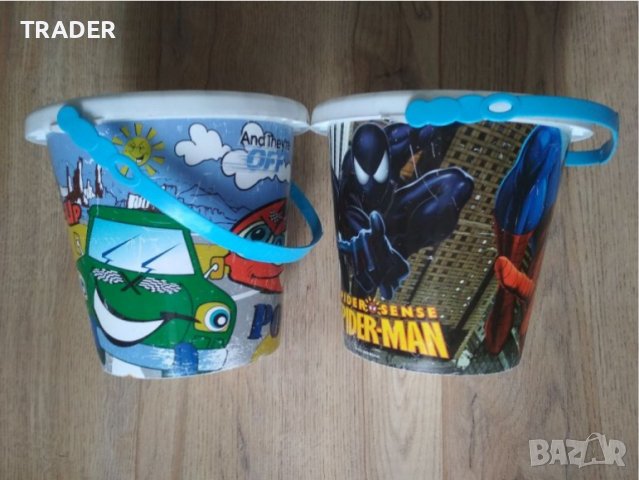 плажни кофички за игра в пясък спайдърмен SPIDERMAN, снимка 1