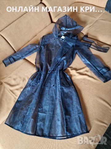 шлифер 100% латекс с коланче и качулка /с.м.л , снимка 5 - Шлифери - 42222169