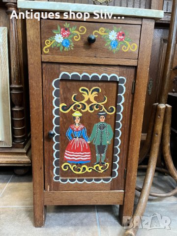 Старо холандско рисувано шкафче / шкаф / мебел. №3995, снимка 3 - Антикварни и старинни предмети - 40730175
