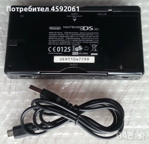 Nintendo DS Lite запазено без липсващи части, снимка 3 - Nintendo конзоли - 53288044