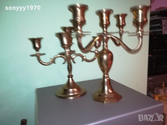 GOLD-СВЕЩНИЦИ ОТ ШВЕЦИЯ 2412210917, снимка 2 - Антикварни и старинни предмети - 35232079