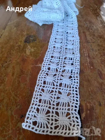 Стара дантела #26, снимка 3 - Антикварни и старинни предмети - 50130981