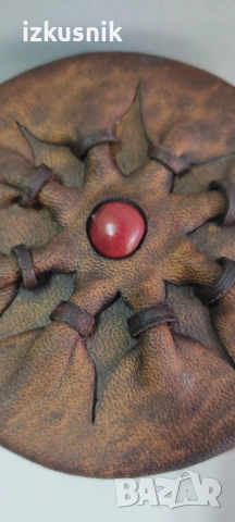 Кожена кутия за бижута – Съюз на българските художници, снимка 4 - Антикварни и старинни предмети - 52575418