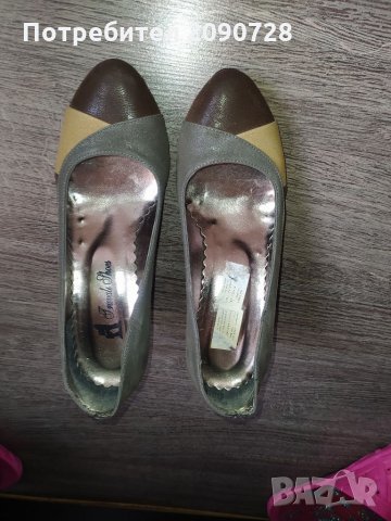 Обувки от естествена кожа, снимка 1 - Дамски обувки на ток - 34549853