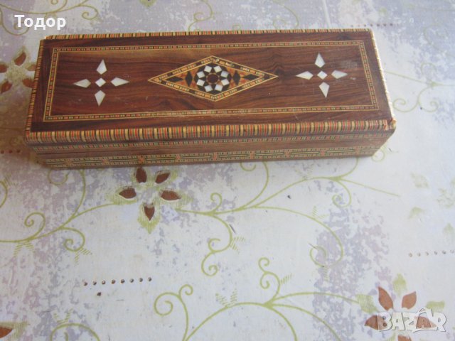 Уникална дървена кутия за бижута интаразия  3, снимка 7 - Други - 33803545