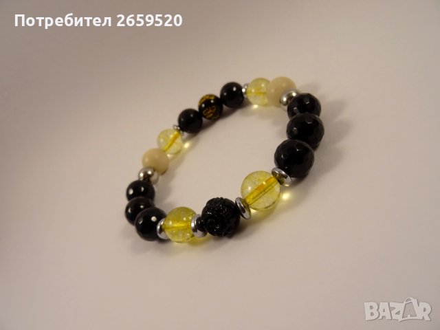 Дамска гривна от естествени камъни, снимка 3 - Гривни - 39578338