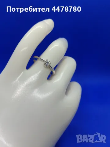 Годежен Пръстен с Диаманти, снимка 7 - Пръстени - 50402564