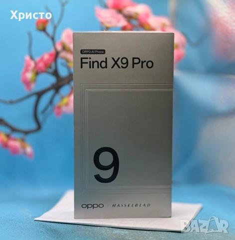 НОВ!!! OPPO Find X9 Pro 512 GB, RAM 16 GB, CHARCOAL, 6.78 “, 5G , снимка 2 - Други - 53377328