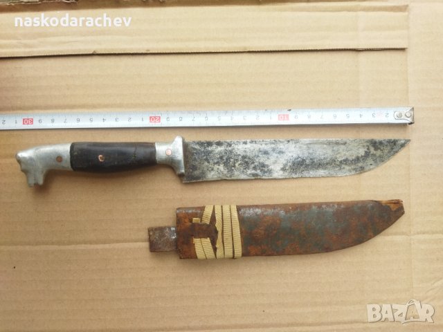 Колекционерски ретро нож с меча глава , снимка 8 - Ножове - 44308818