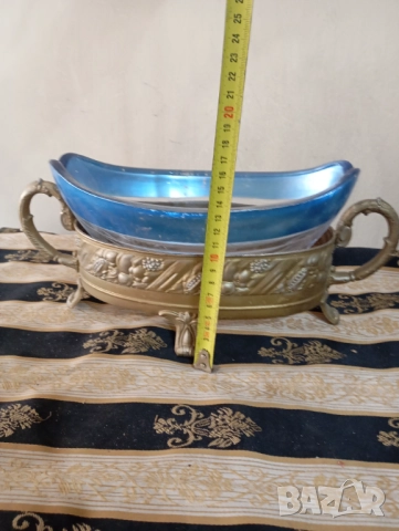 Жардиниера ард деко, снимка 2 - Антикварни и старинни предмети - 52454789