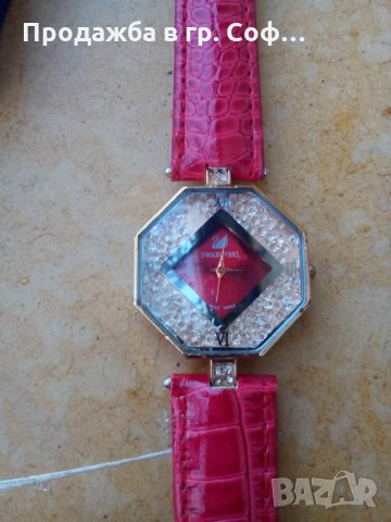 Часовник Сваровски, снимка 3 - Дамски - 30990900