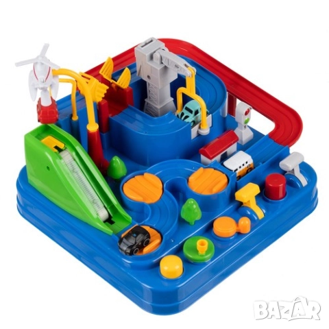 Писта с колички /Детска писта за колички /Писта за коли с препятствия, снимка 4 - Коли, камиони, мотори, писти - 52599196