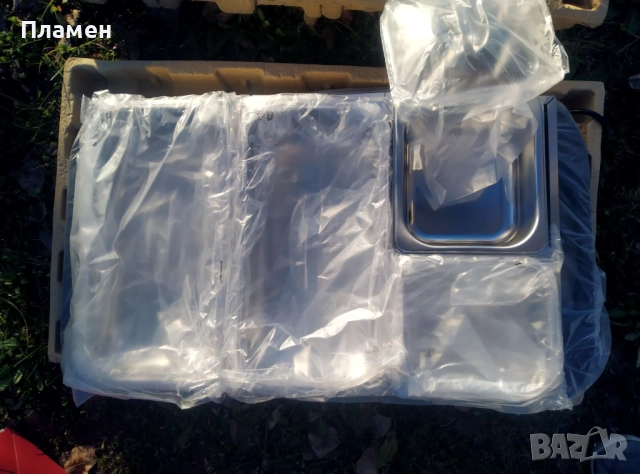 Уред за загряване на храна бюфет топла витрина бен мари 300W 4 к-ра, снимка 11 - Друго търговско оборудване - 46760756