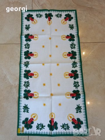 Коледна покривка 40х80см   10/3