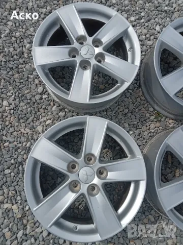 5x114.3..16цола 6.5j ET46 оригинални Mitsubishi , снимка 2 - Гуми и джанти - 49631654