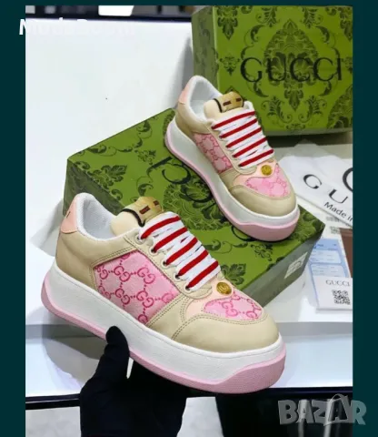 Gucci розови дамски маратонки 