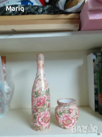 Декорации за дома пана за стена декупаж бутилки декорации, снимка 5 - Декорация за дома - 47513958