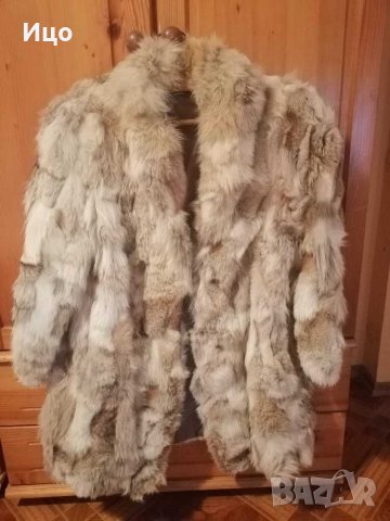 Дамско палто със дълъг косъм от лисица , снимка 4 - Палта, манта - 30472468